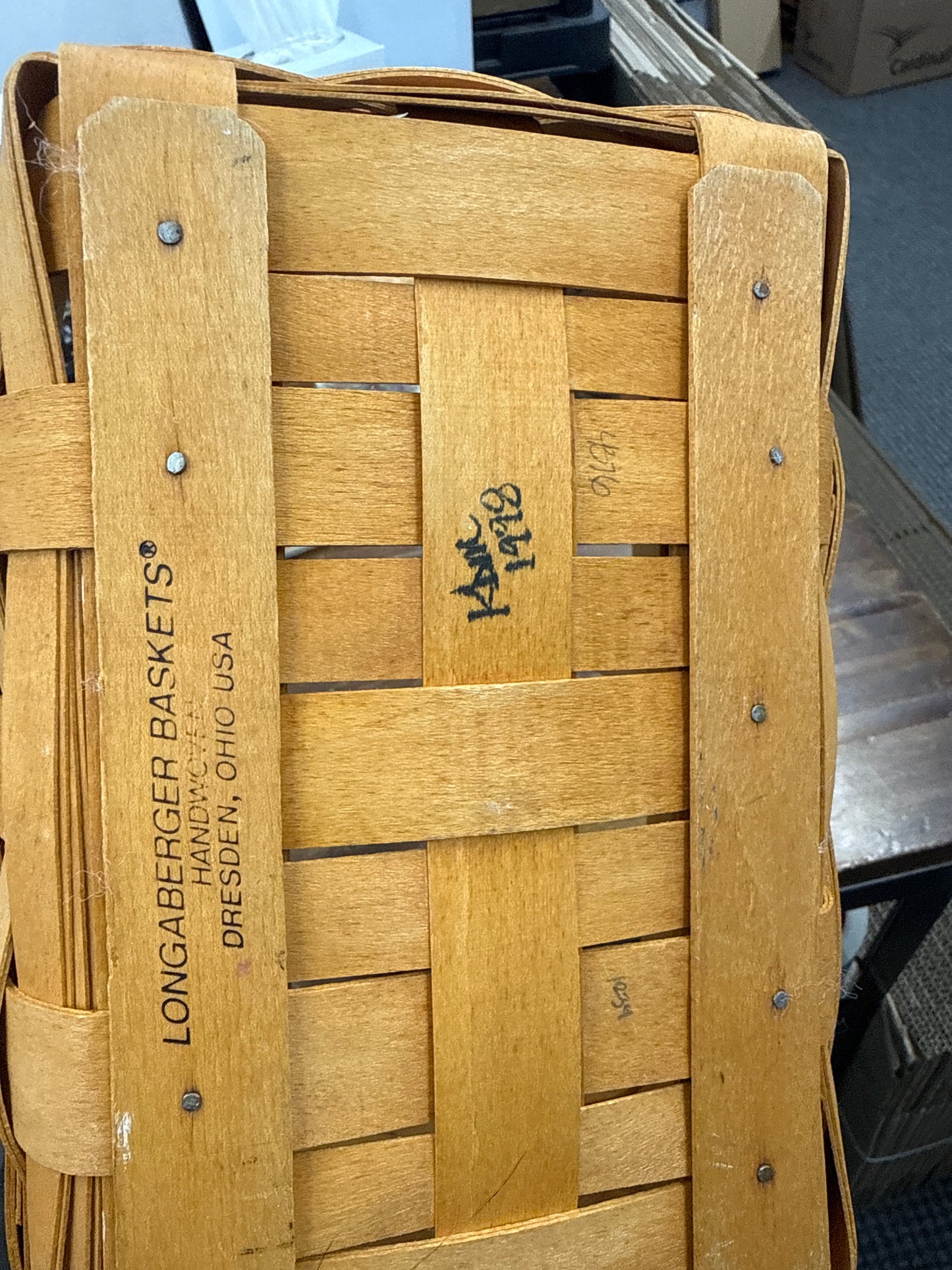 Longaberger spring basket