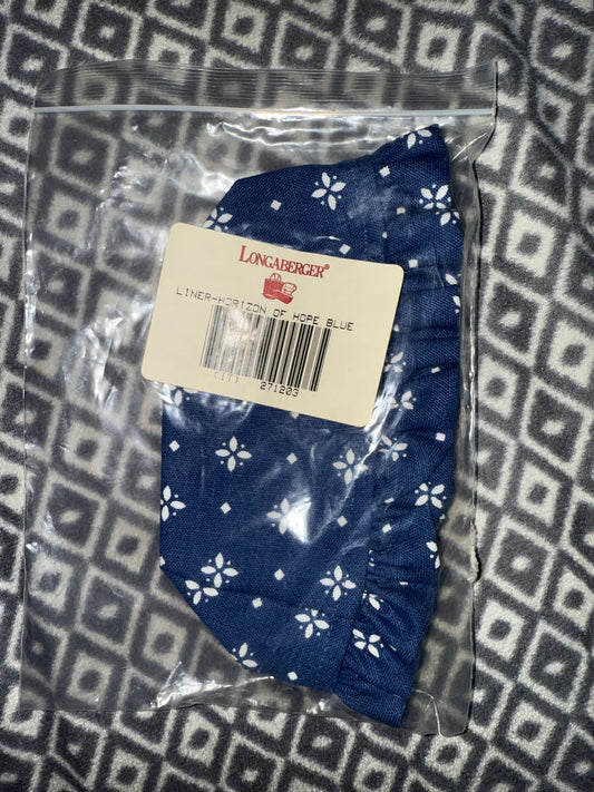 Longaberger 1996 Horizon of Hope Liner in Classic Blue