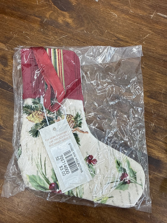 Longaberger mini stocking