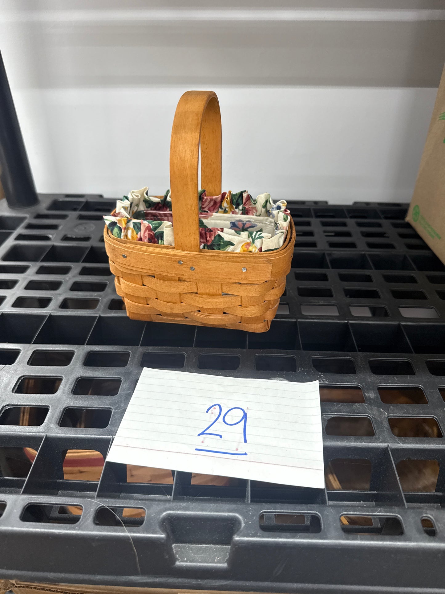 Longaberger 1995 horizon of hope basket with liner and protector