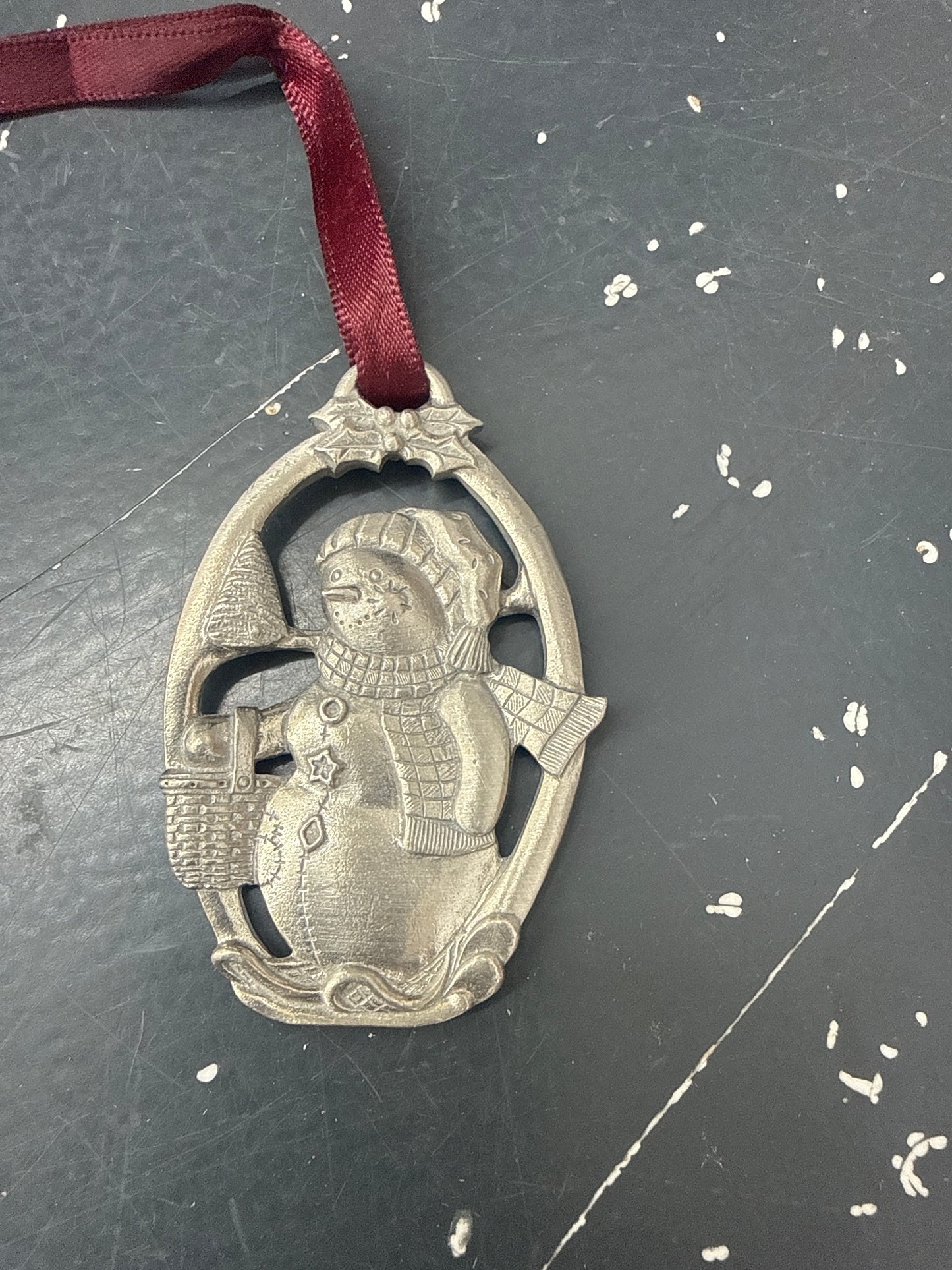 Longaberger pewter ornament