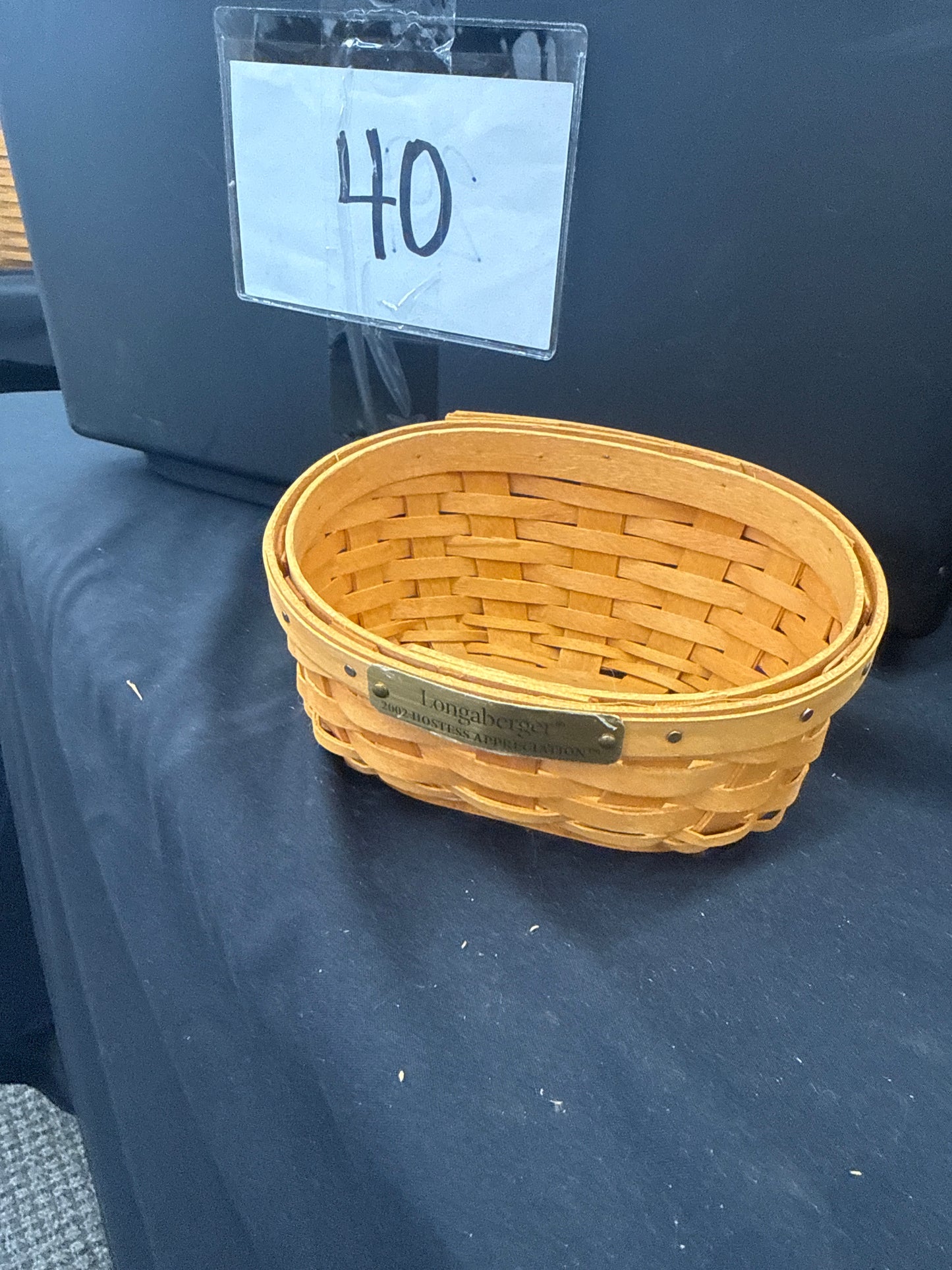 Longaberger 2002 hostess appreciation basket