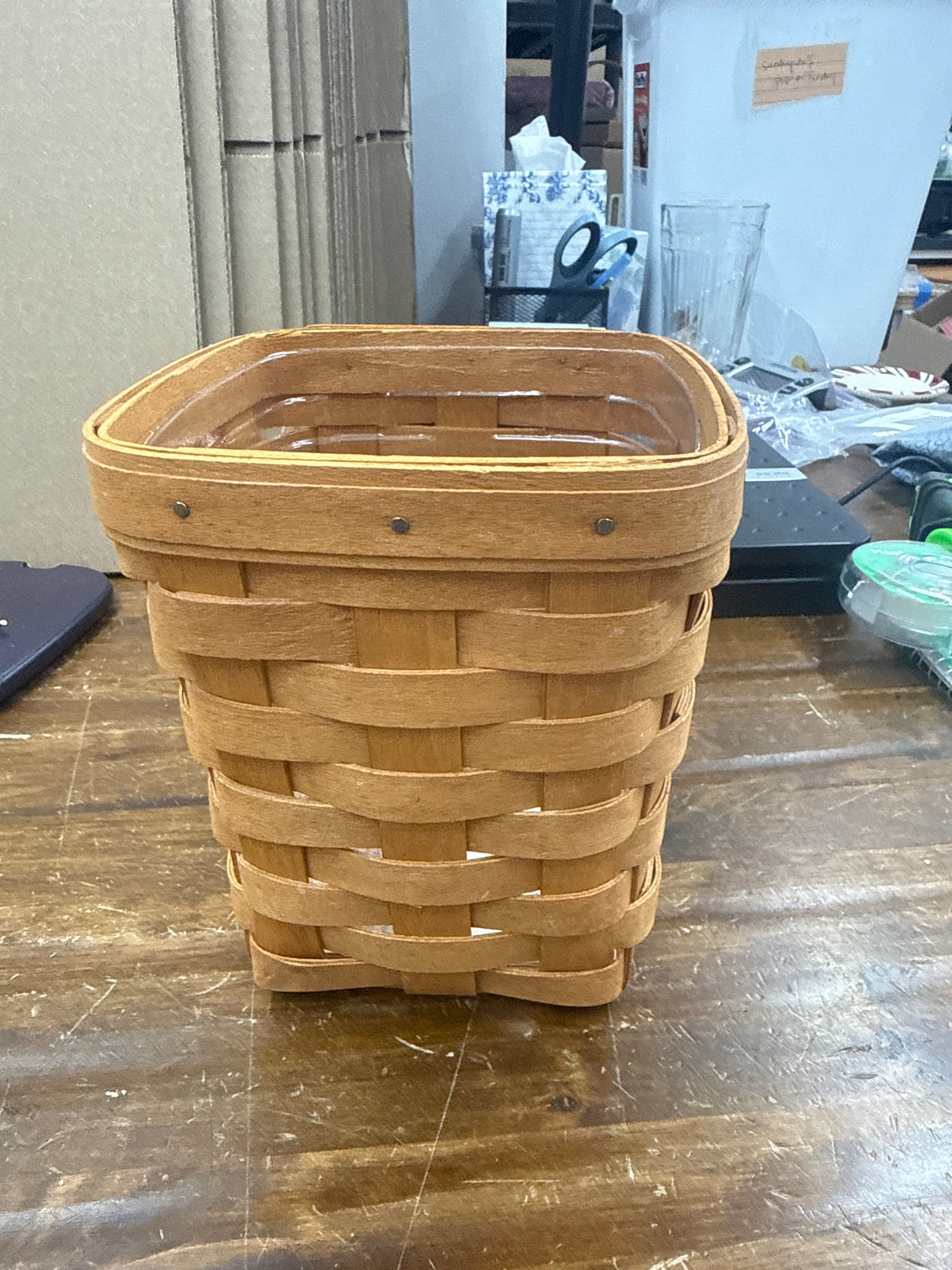 Longaberger small spoon with protector