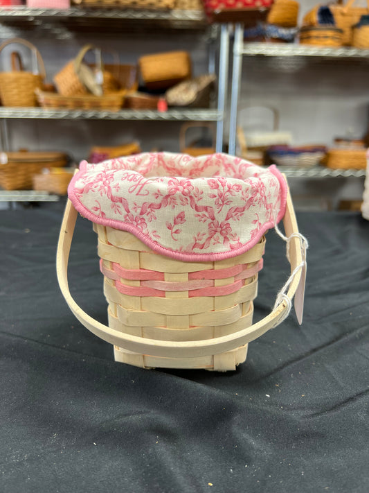 Longaberger 2002 Horizon of Hope Basket with liner & Protector