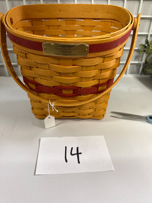 Longaberger glad tidings basket