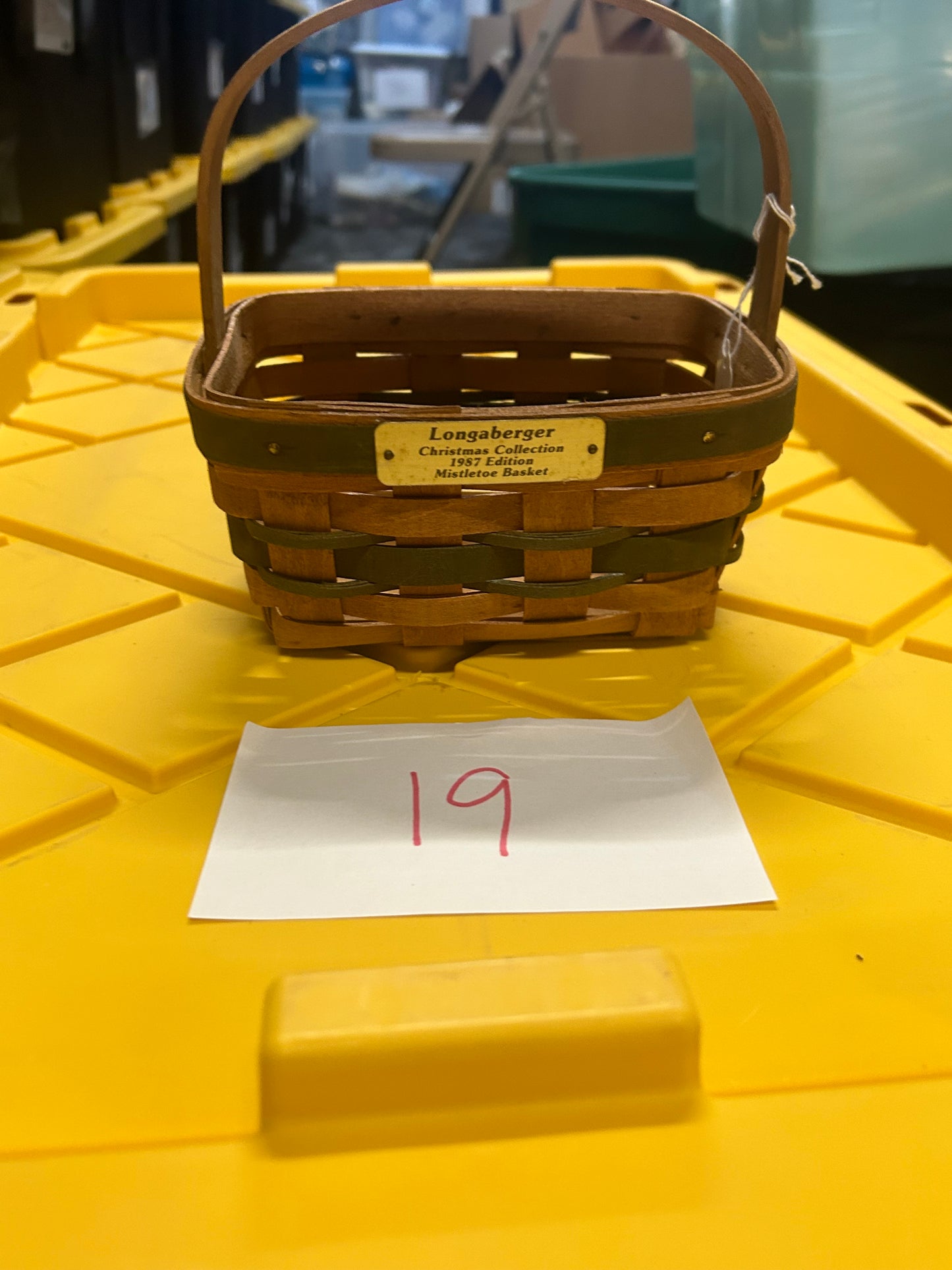 Longaberger mistletoe basket