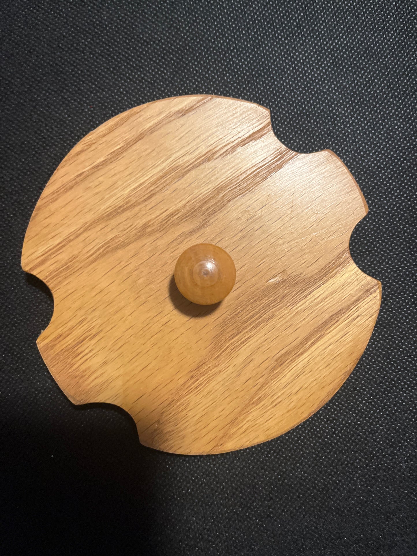 Wooden 4.75” round lid