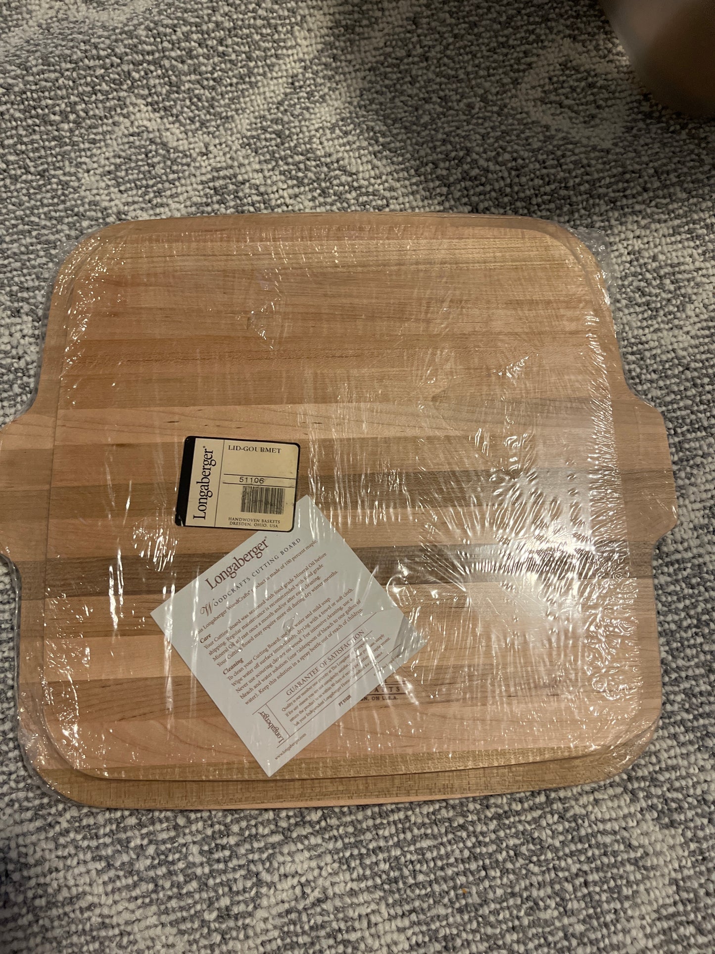 Longaberger gourmet lid