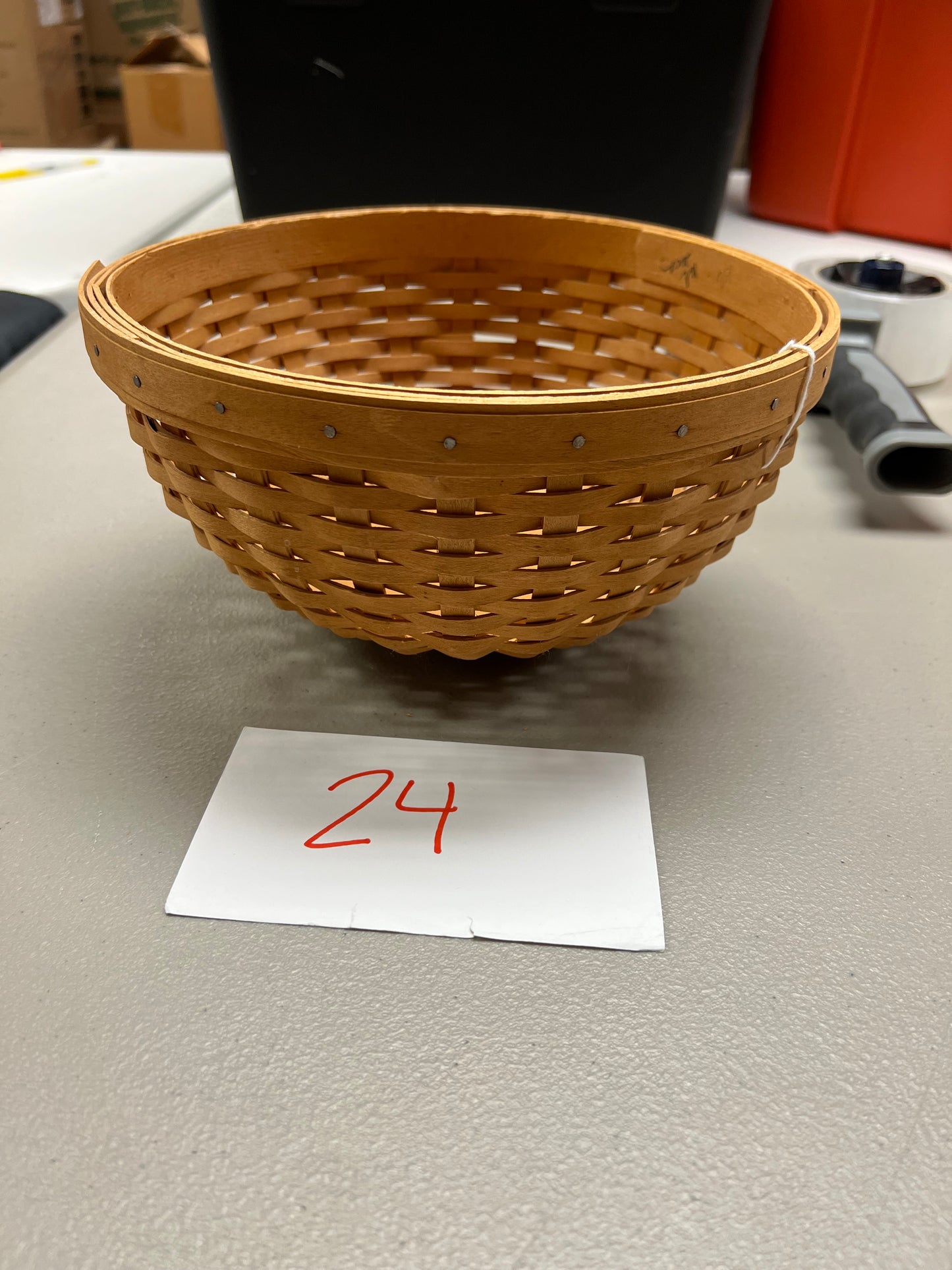 Longaberger 9” bowl basket