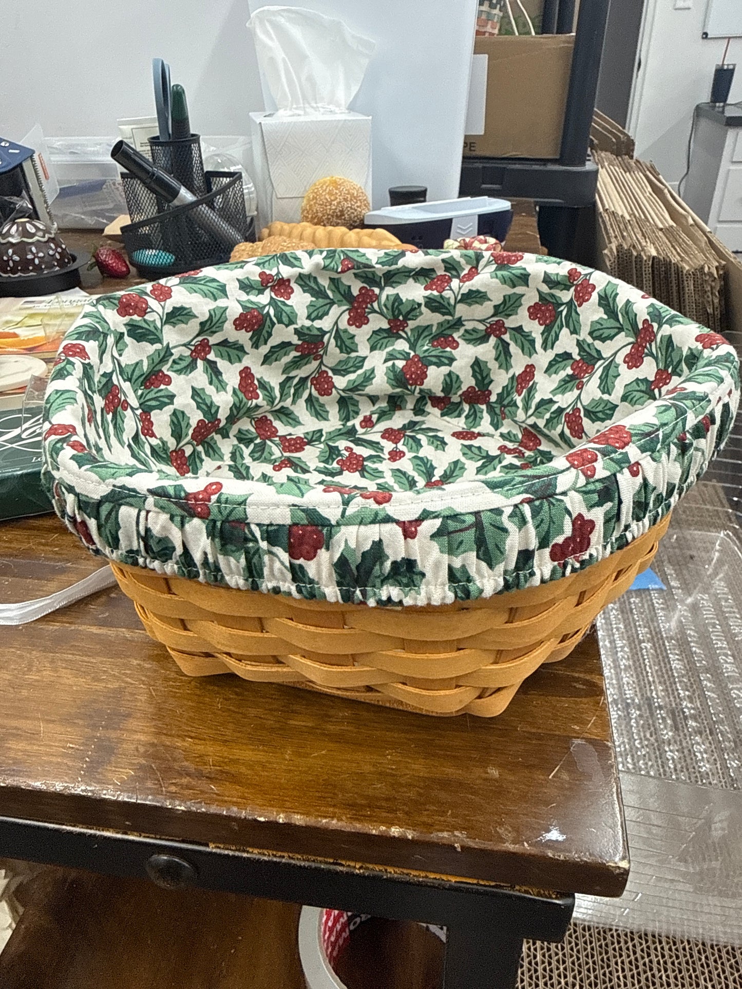 Longaberger 9”generations basket with liner