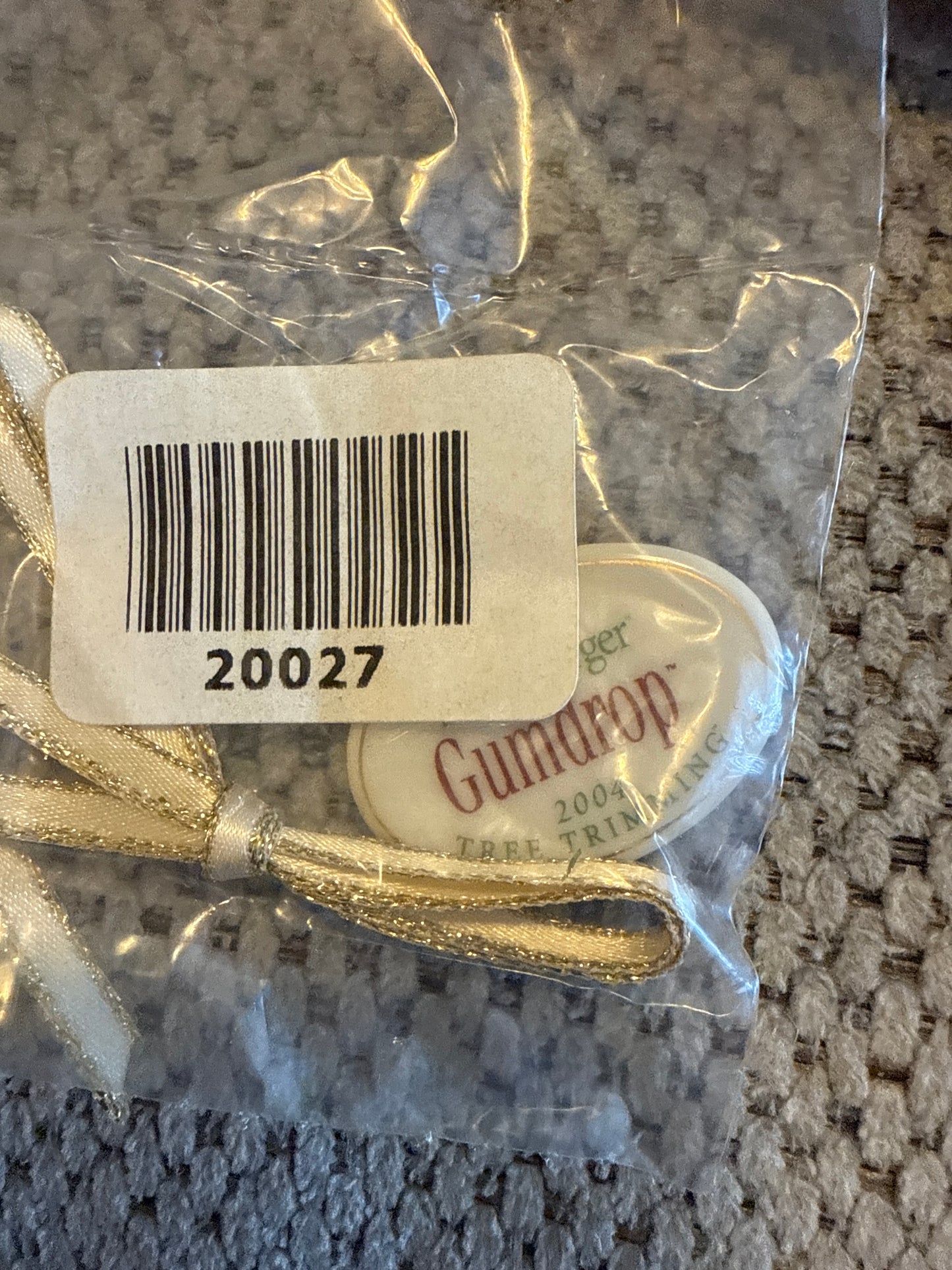 Longaberger gumdrop tie on