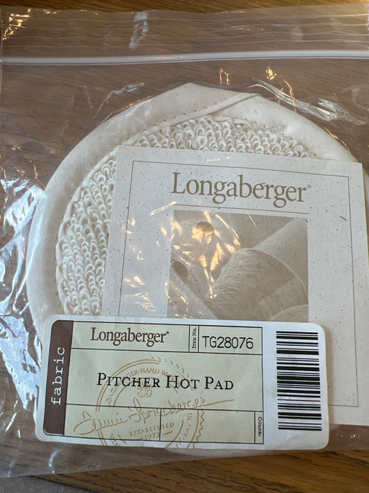 Longaberger pitcher hot pad
