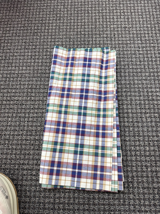 Longaberger WT Plaid valance (have several)