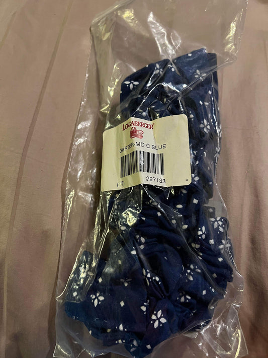 Longaberger Medium Garter in Classic Blue