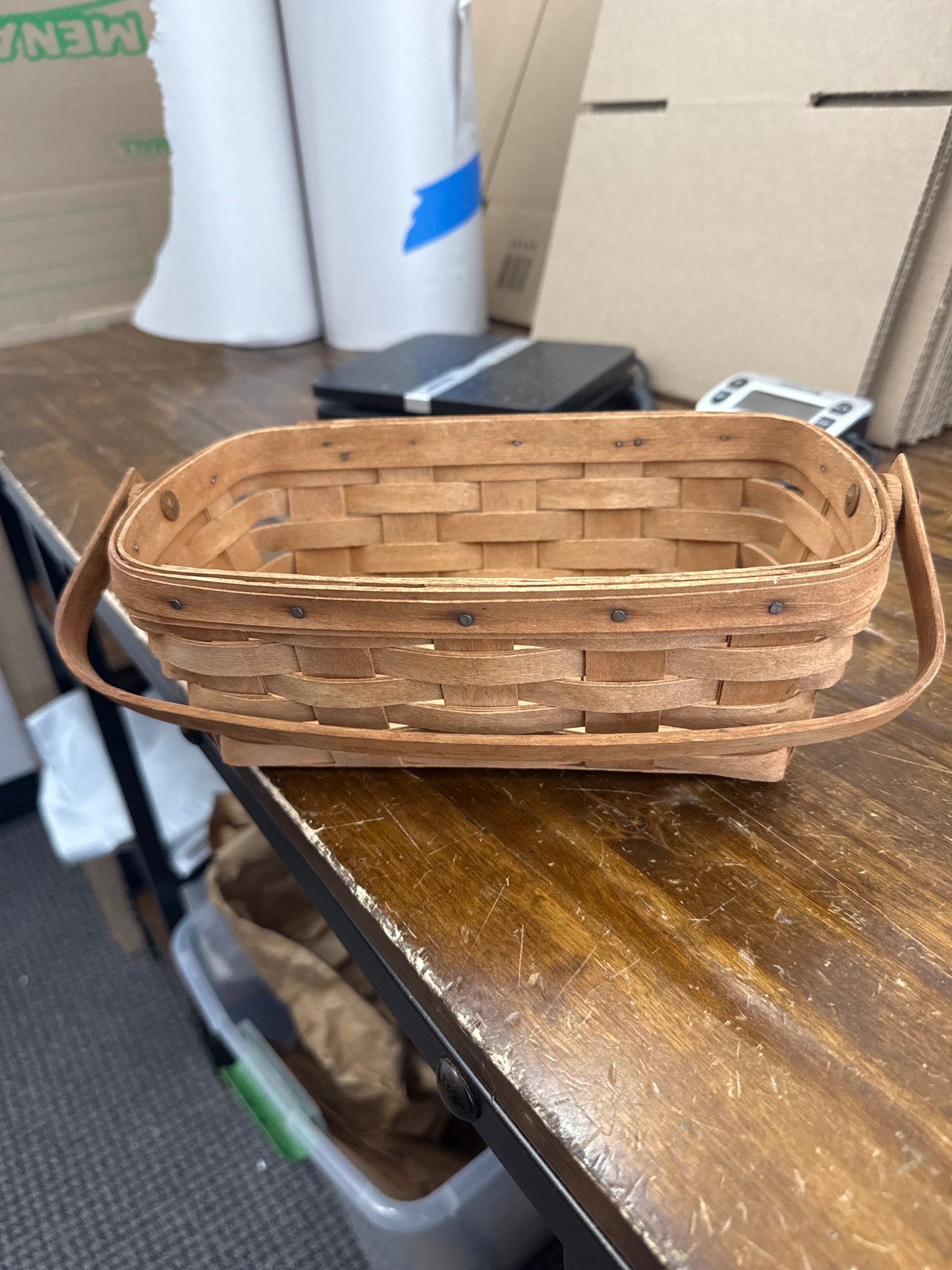 Longaberger 1987 small chore basket