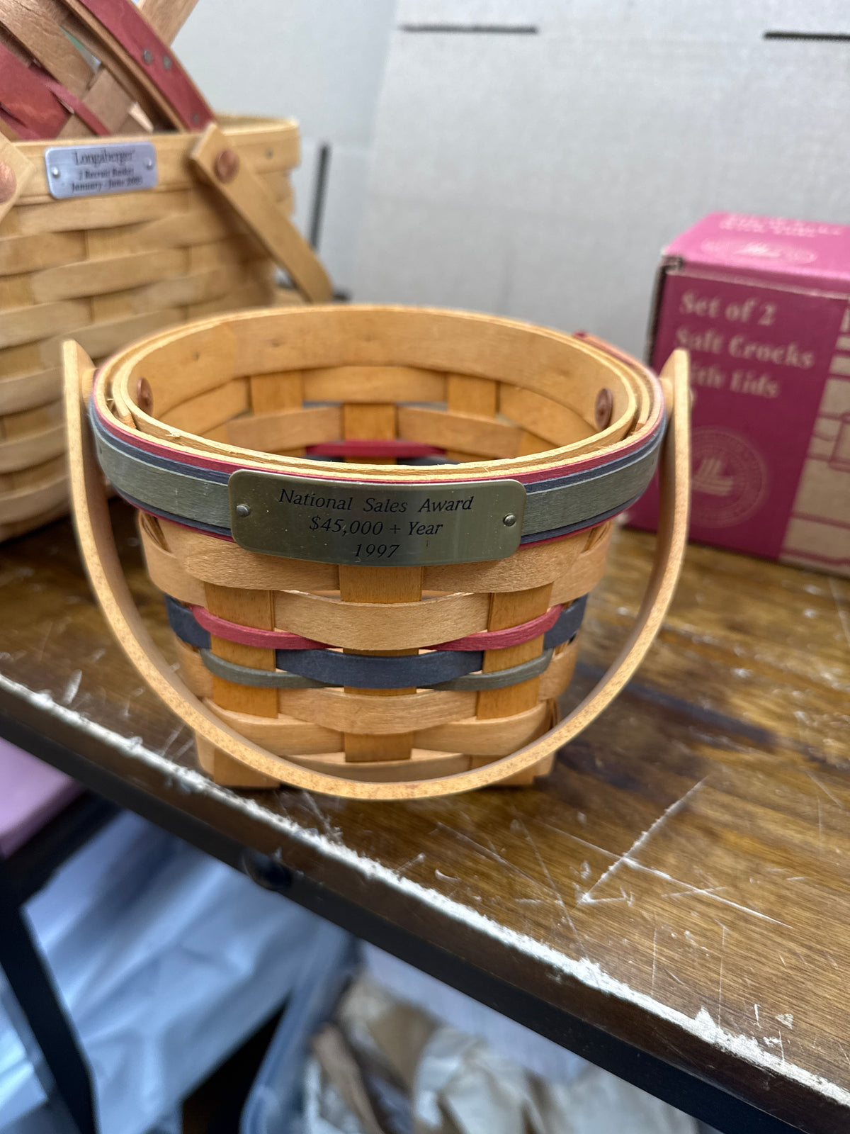Longaberger sales award basket