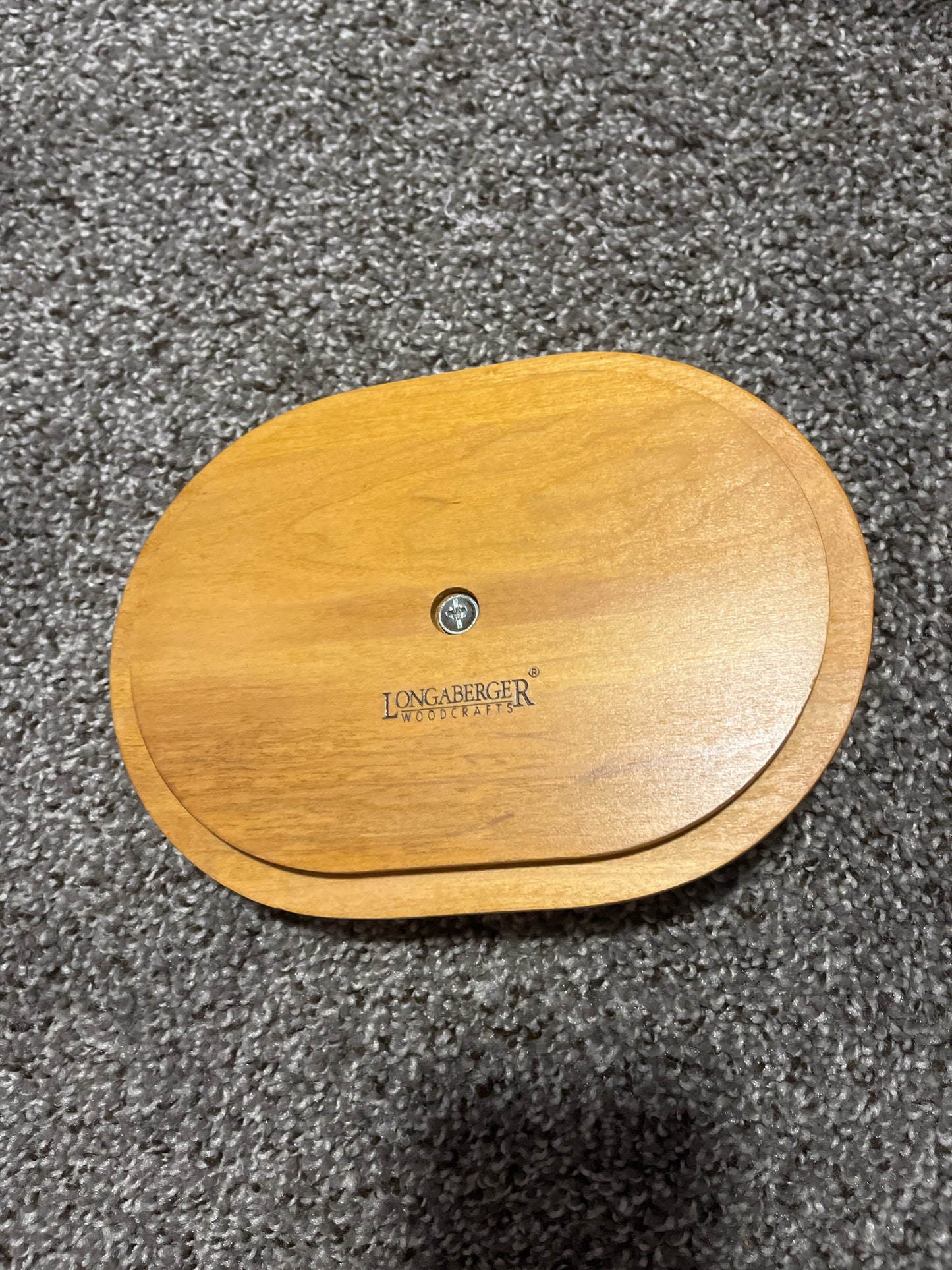 Longaberger 8”x6” ovular lid