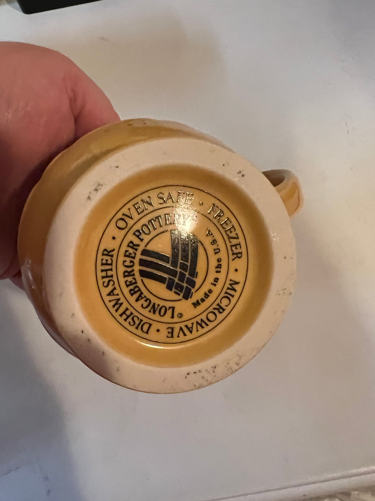 Longaberger butternut creamer