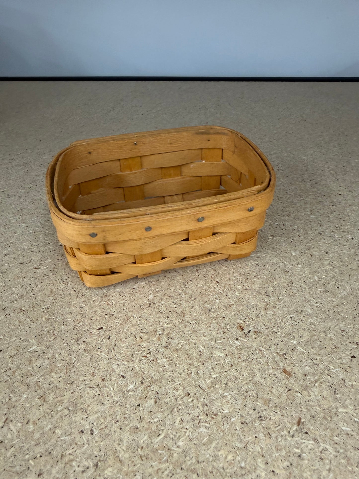 Longaberger business card basket