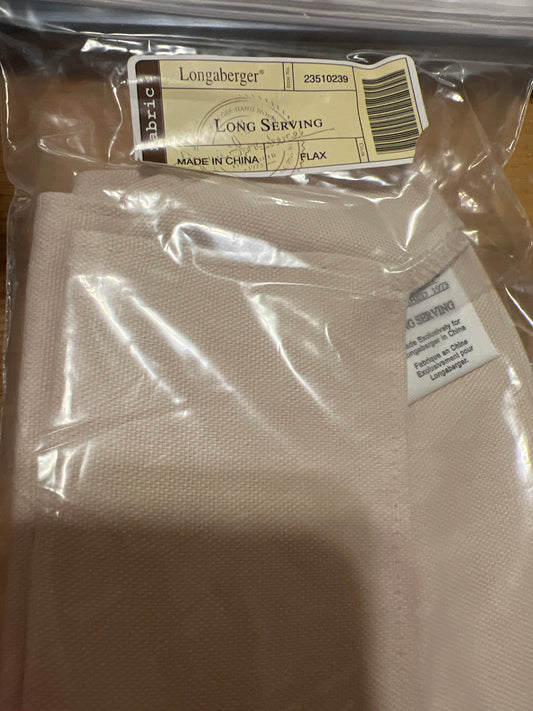 Longaberger long serving liner in flax