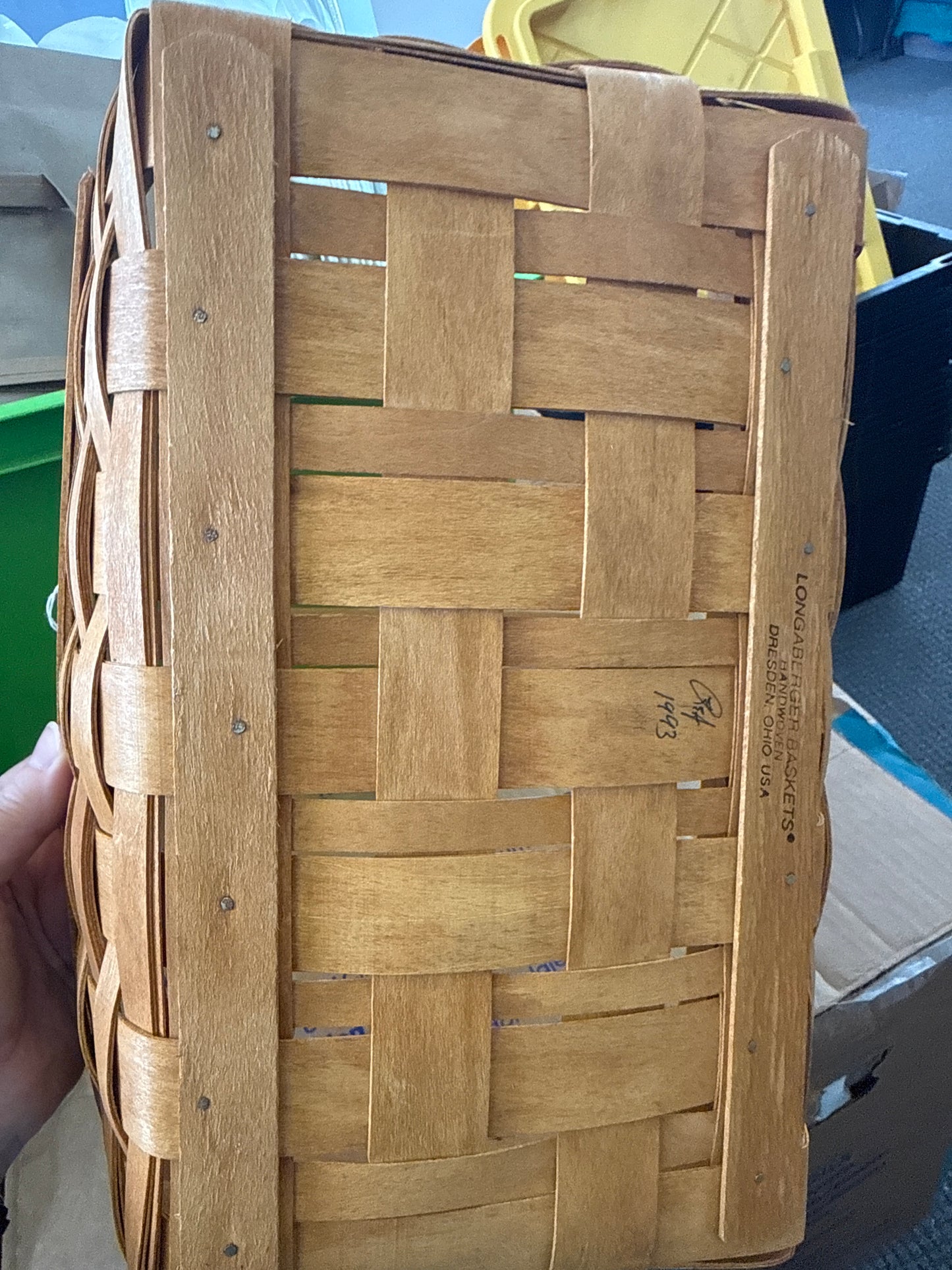 Longaberger small gathering basket