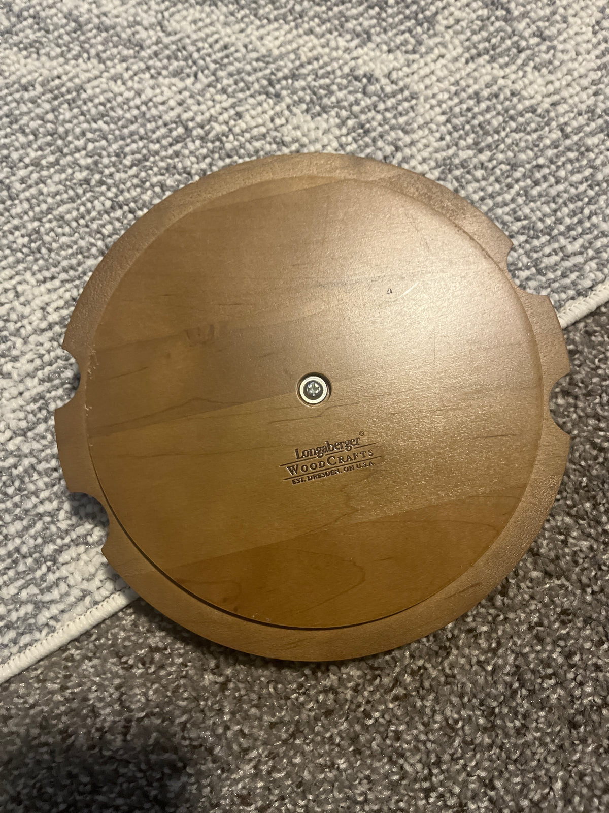 Longaberger 7.25” round lid