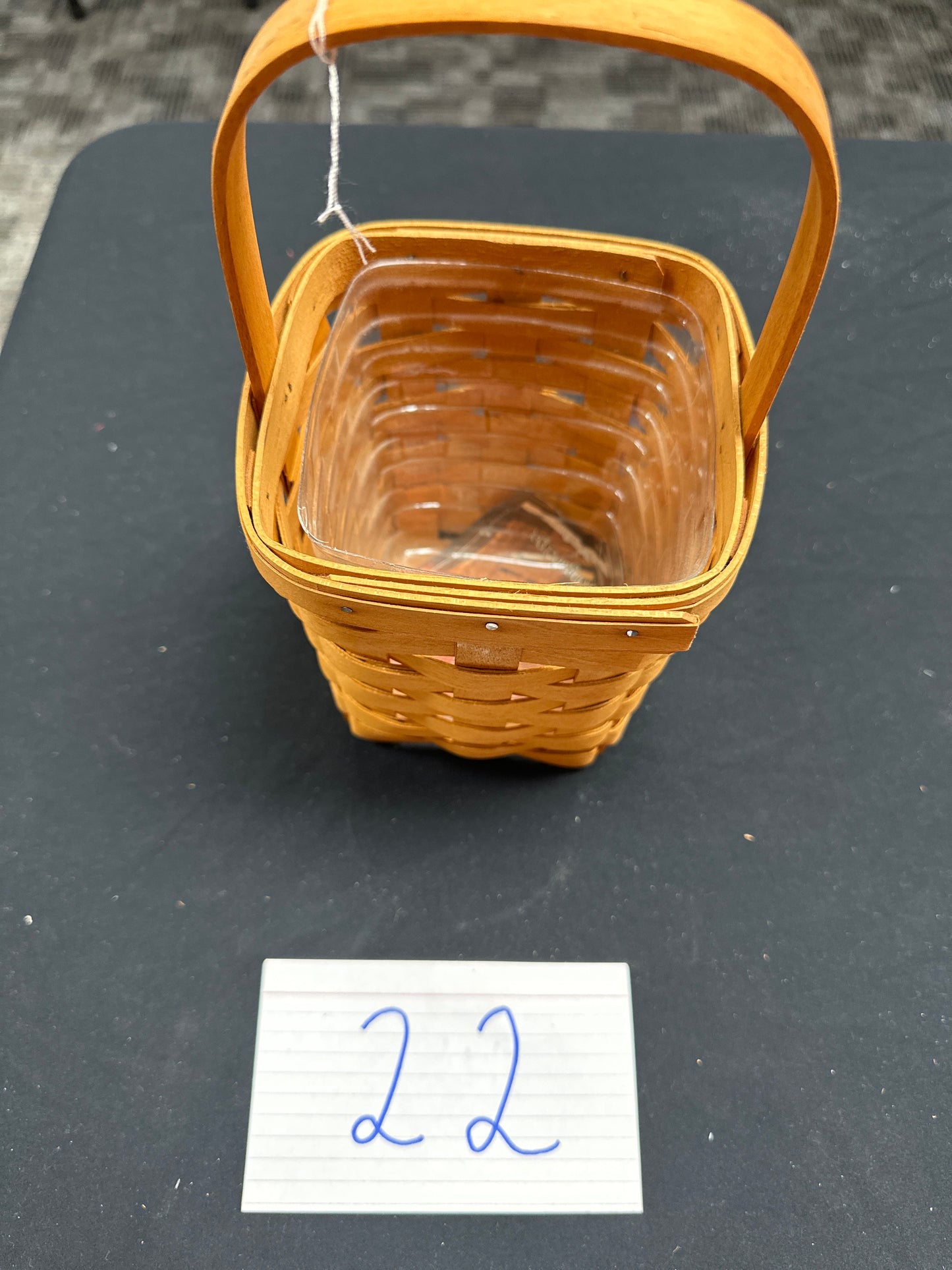 Longaberger Small Peg Basket with Protector