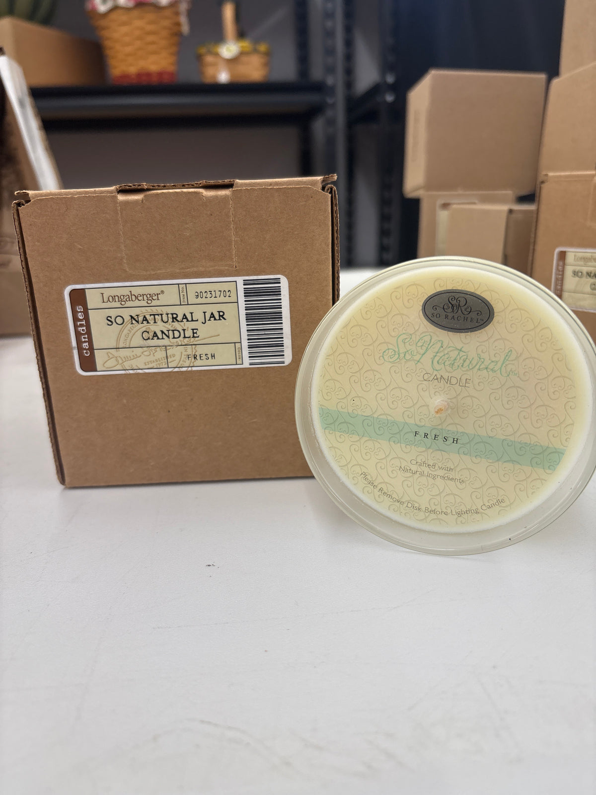 So Natural Jar Candle In Fresh