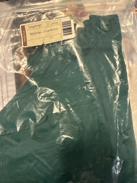 Longaberger medium gathering liner in ivy