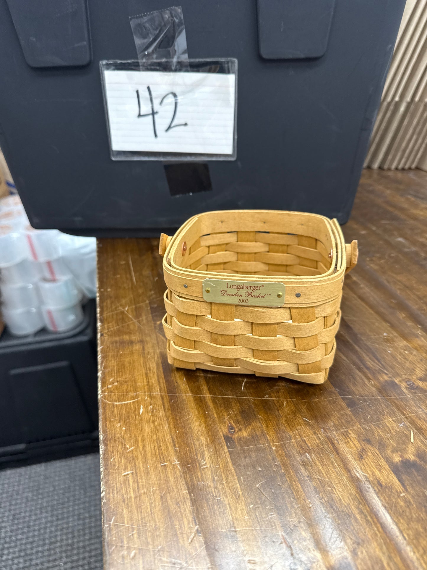 Longaberger 2003 Dresden basket
