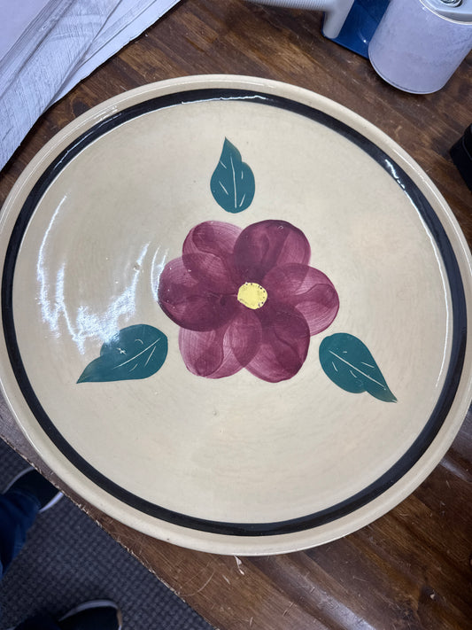 Watts ware large platter