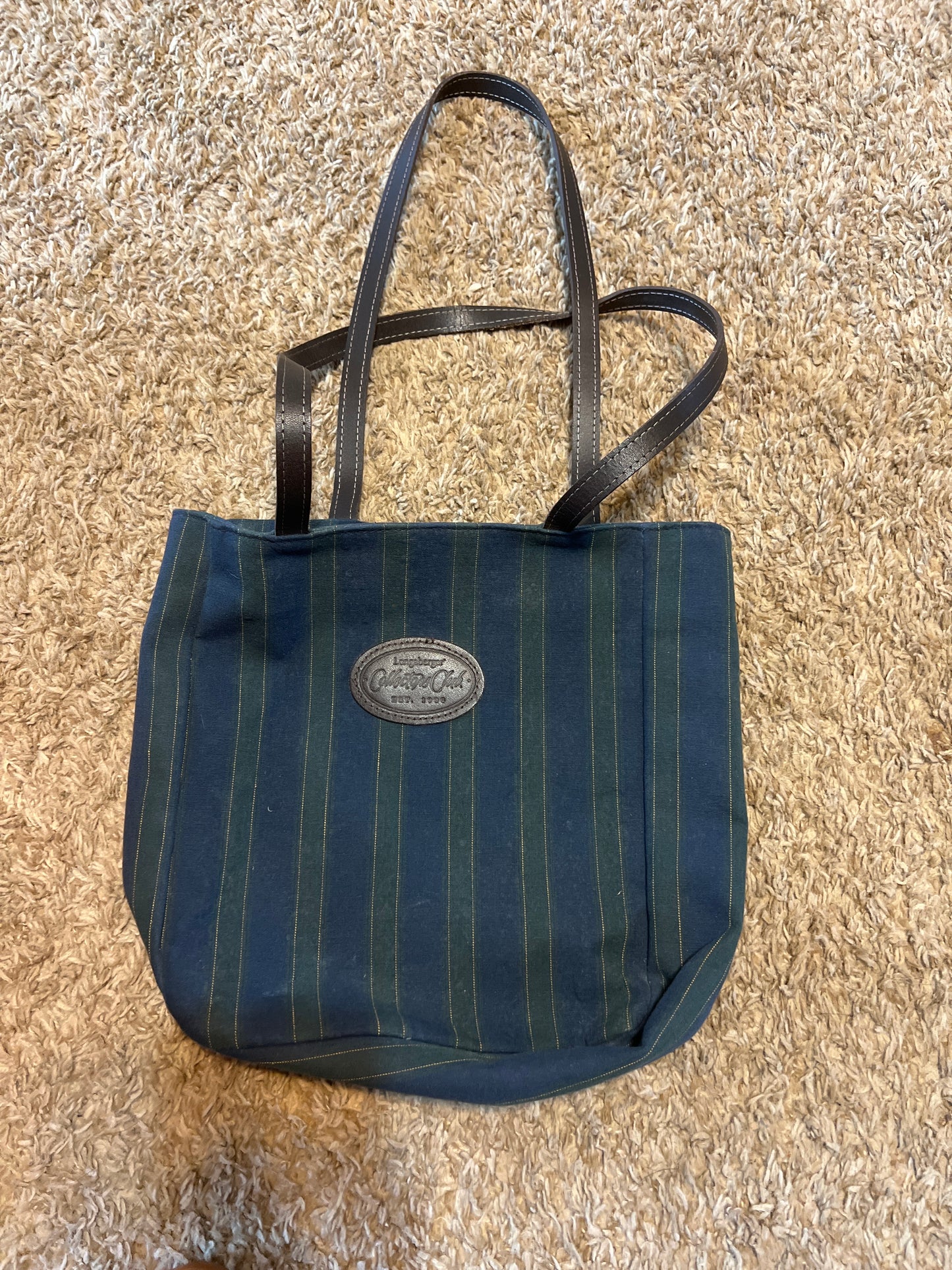 Longaberger Membership Stripe Purse