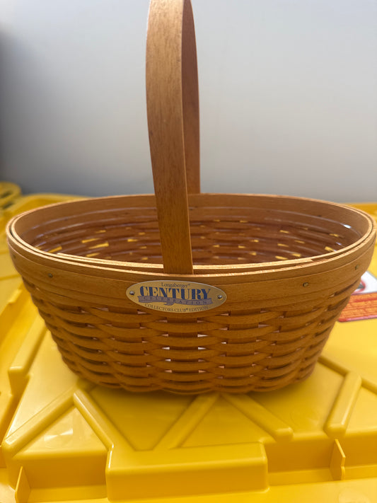 Longaberger century celebration basket with protector