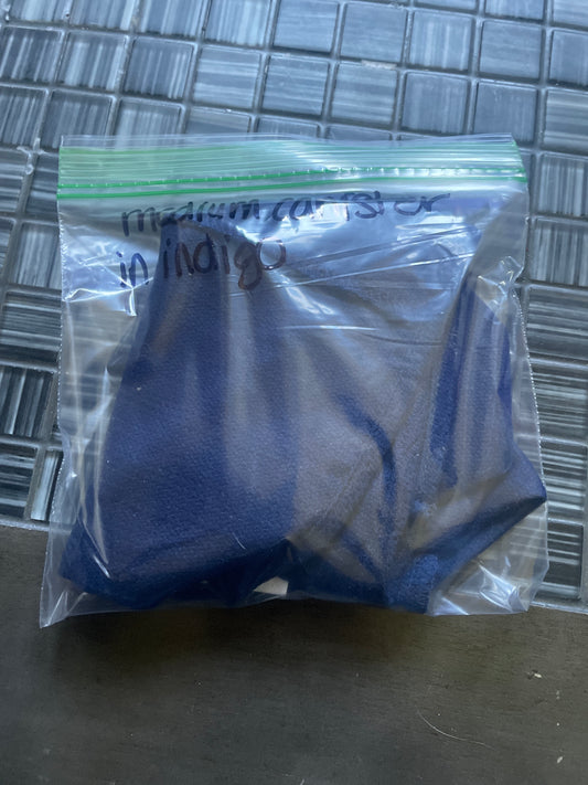 Longaberger Medium canisters liner in indigo