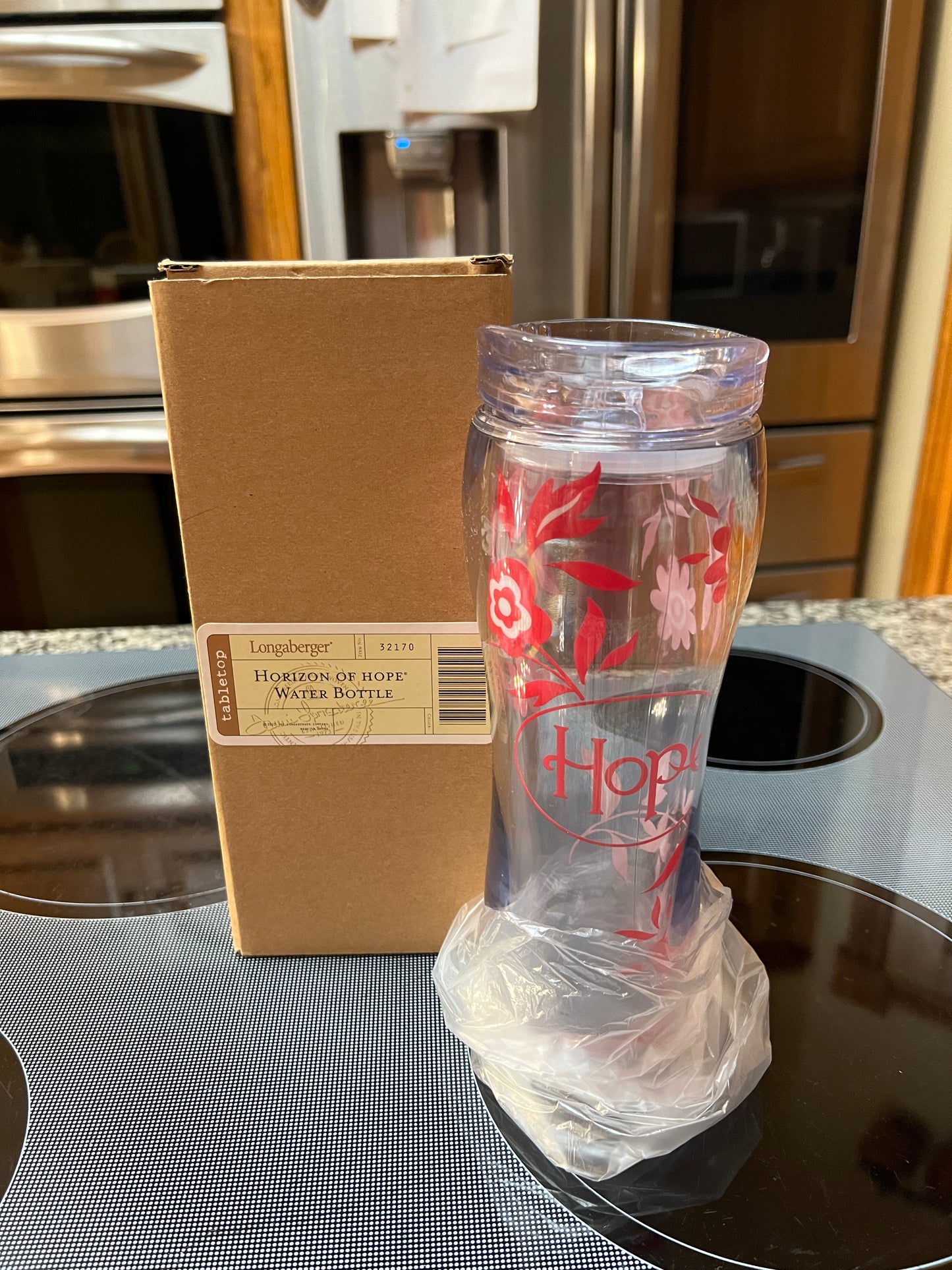 Longaberger horizon of hope water bottle