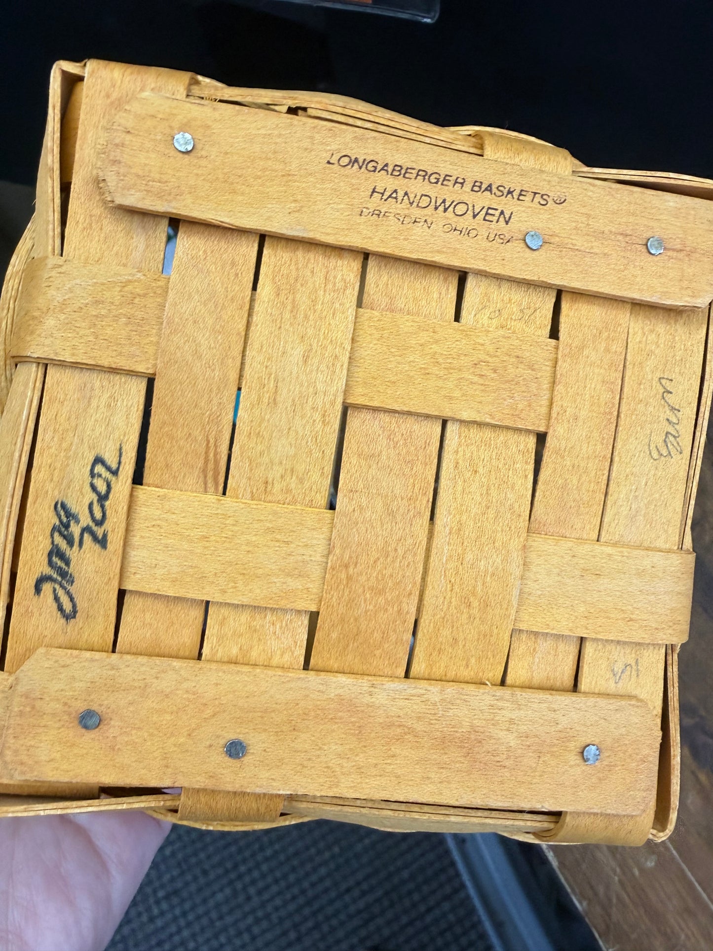 Longaberger tarragon basket