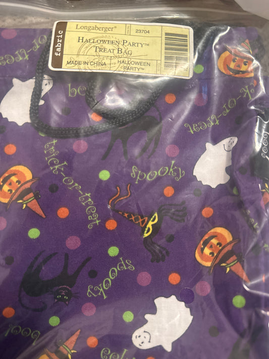 Longaberger Halloween party treat bag