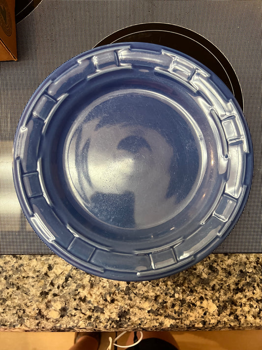 Longaberger dinner plate in cornflower