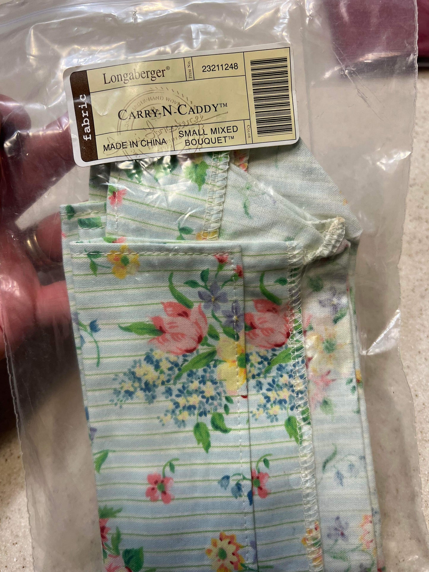 Longaberger Carry-N-Caddy Liner in Small Mixed Bouquet