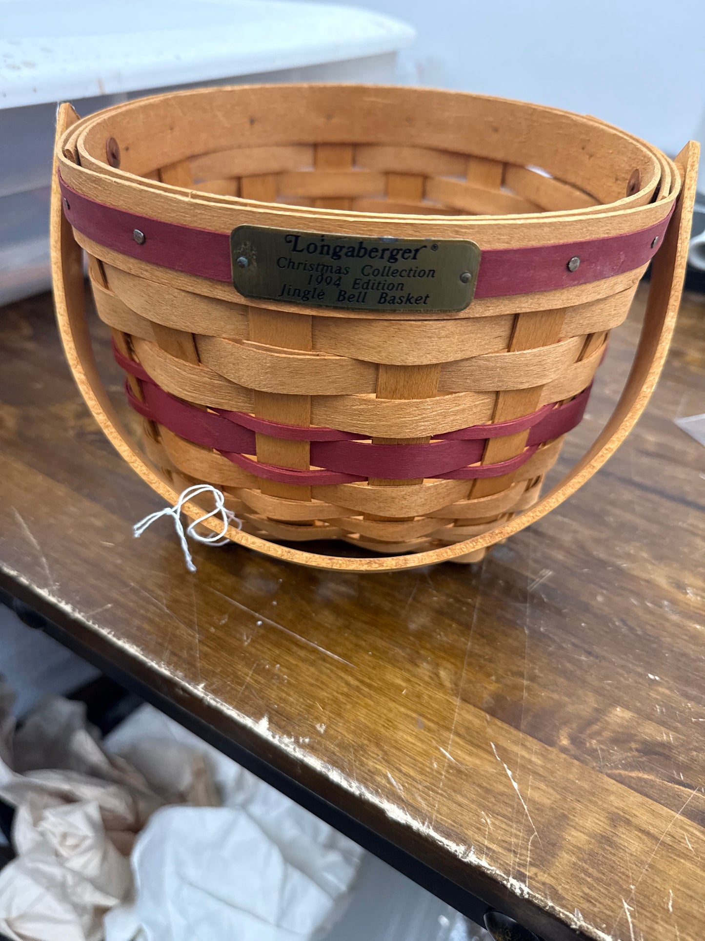Longaberger jingle bell basket