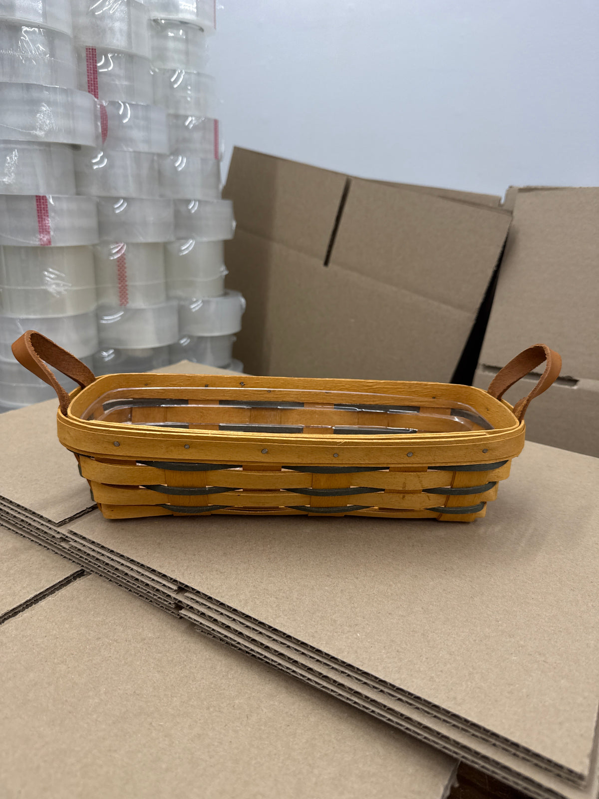 Longaberger heartland cracker basket with protector