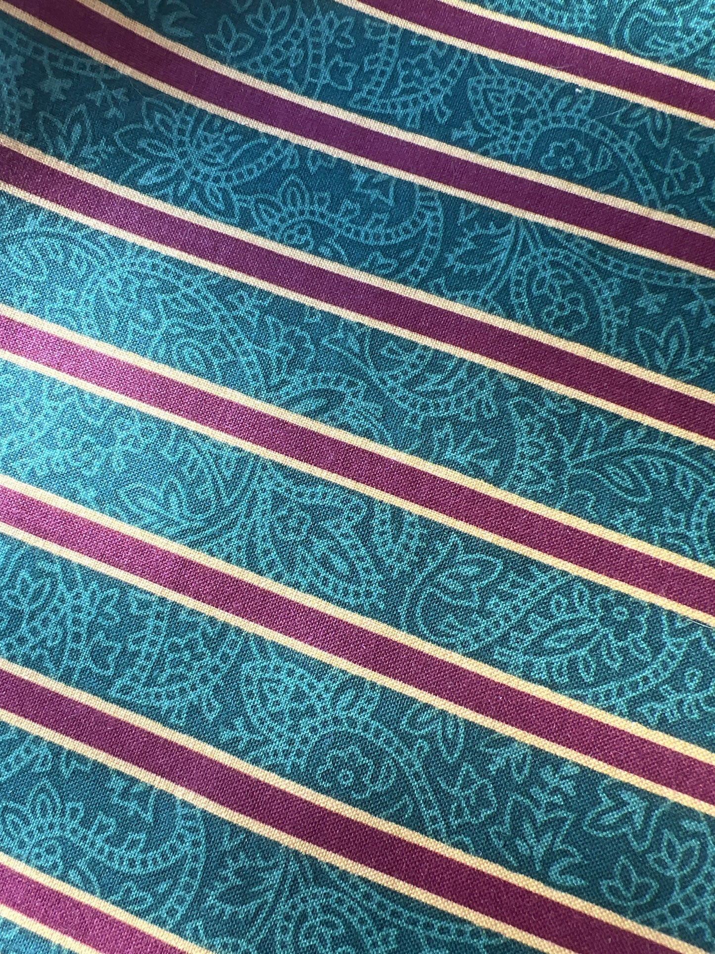 Longaberger fabric sample in imperial stripe