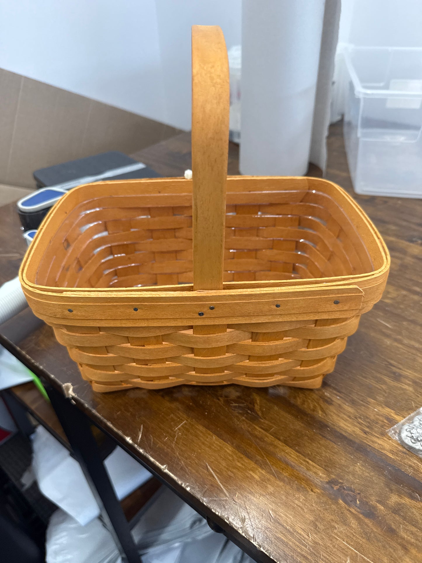 Longaberger spring basket with protector