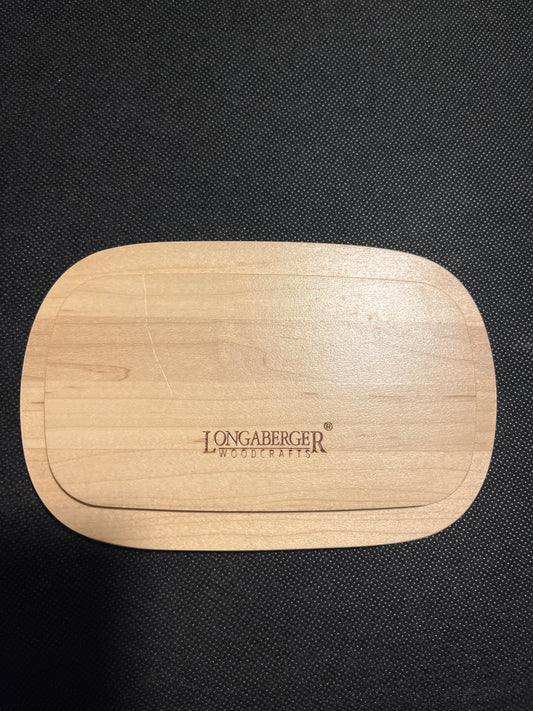 Longebrger 6”x3.75” basket lid