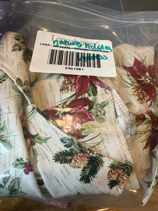 Longaberger natures holiday hostess in holiday botanical