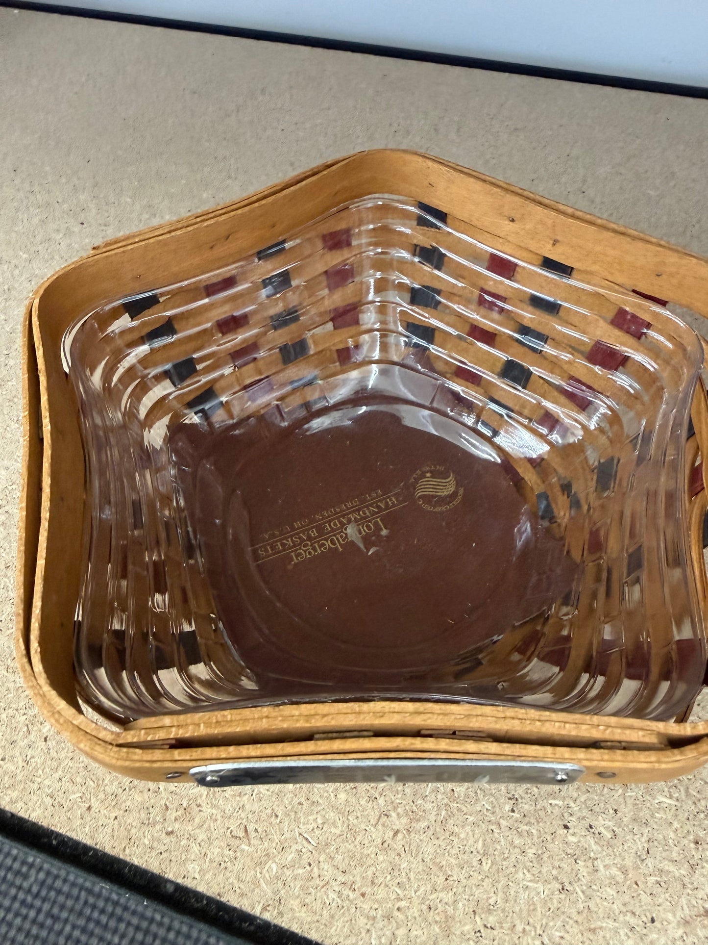 Longaberger 2008 bee basket with protector