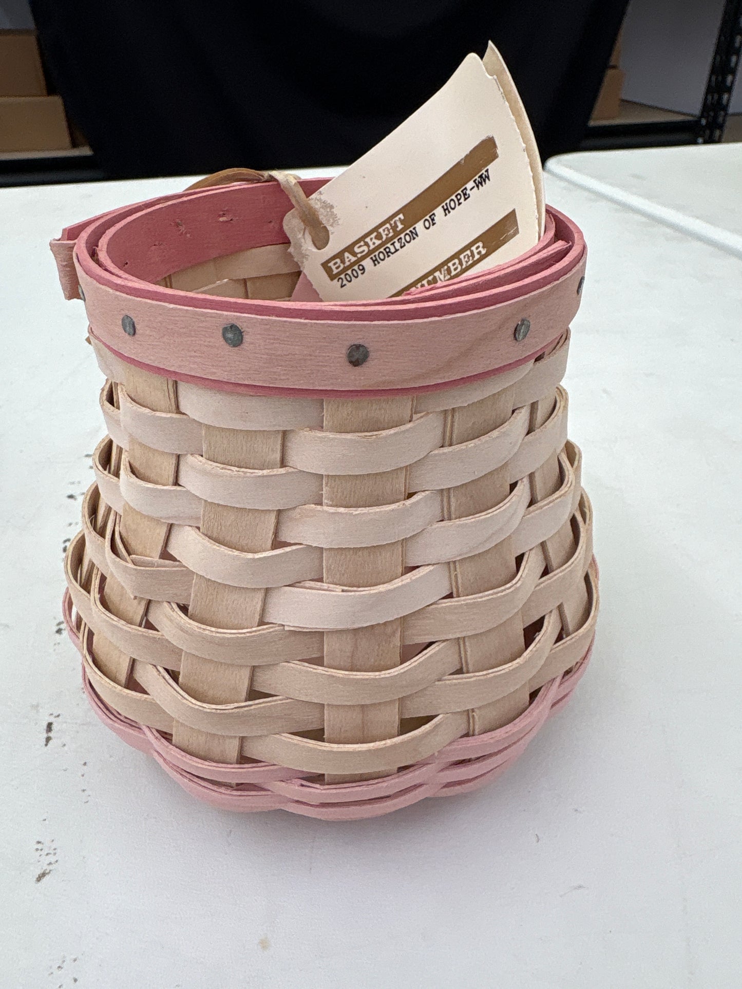 Longaberger 2009 Horizon of Hope basket