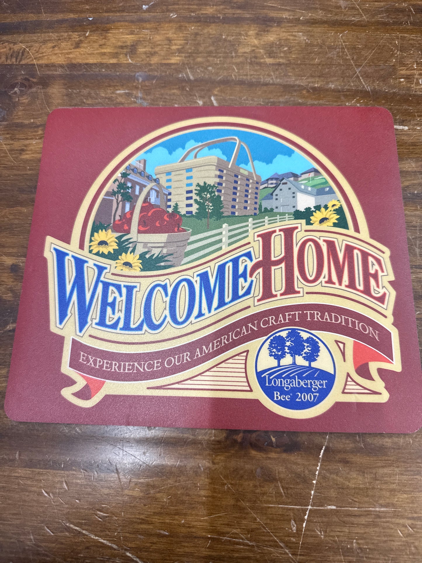Longaberger mouse pad