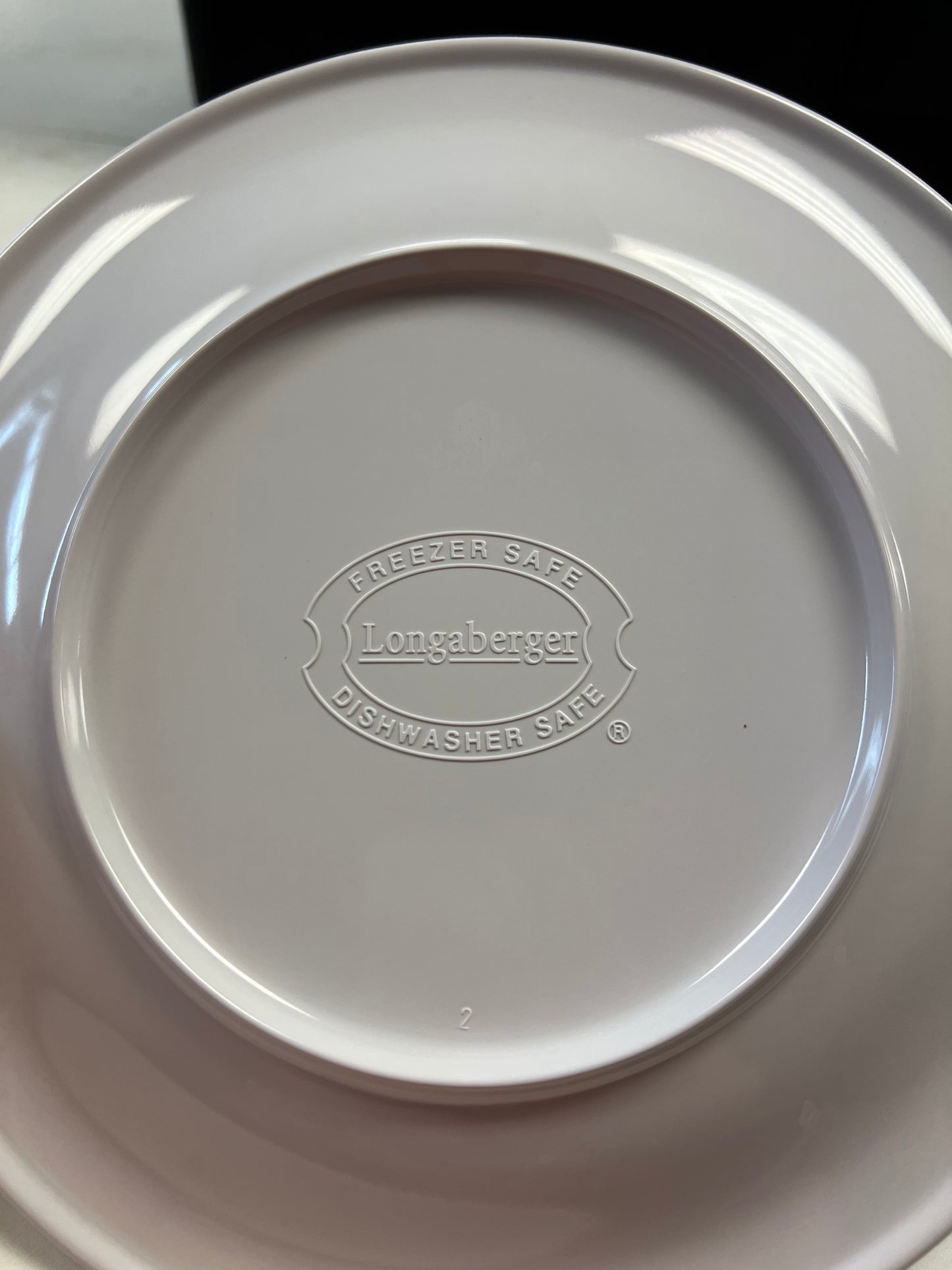 Longaberger Stars and Stripes dinner plate set of 4