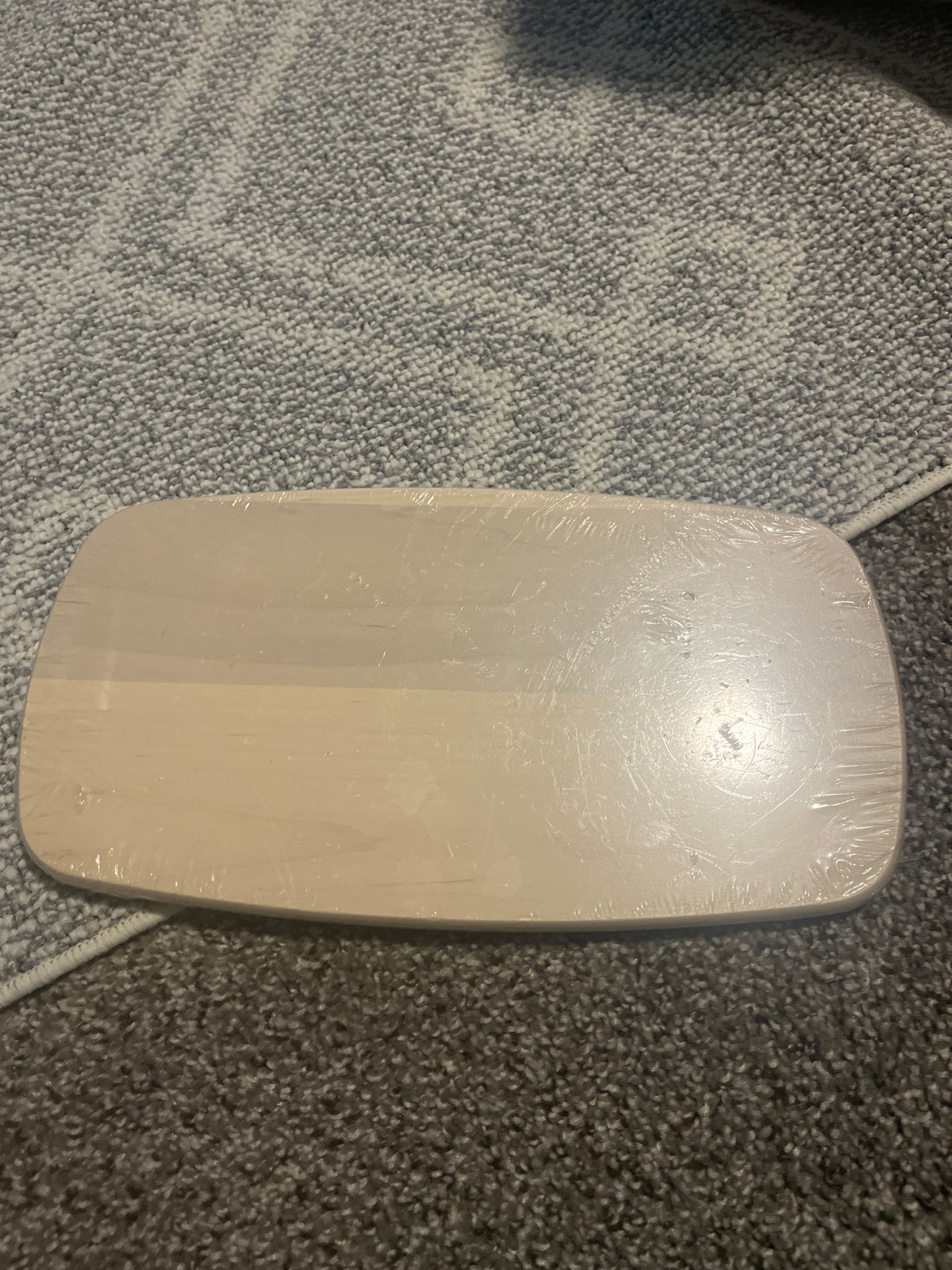 Longaberger snow diamond white wash lid